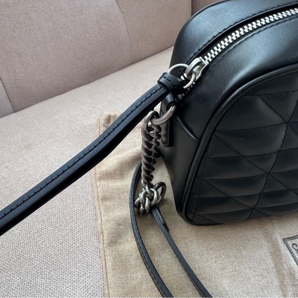 Authentic Gucci Marmont Mixed Matelasse Bag in Black with silver hardware - Picture 4 of 11